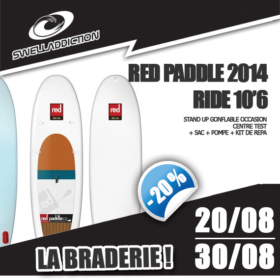 Braderie Jour 7 : Red Paddle Ride 10’6 OKZ